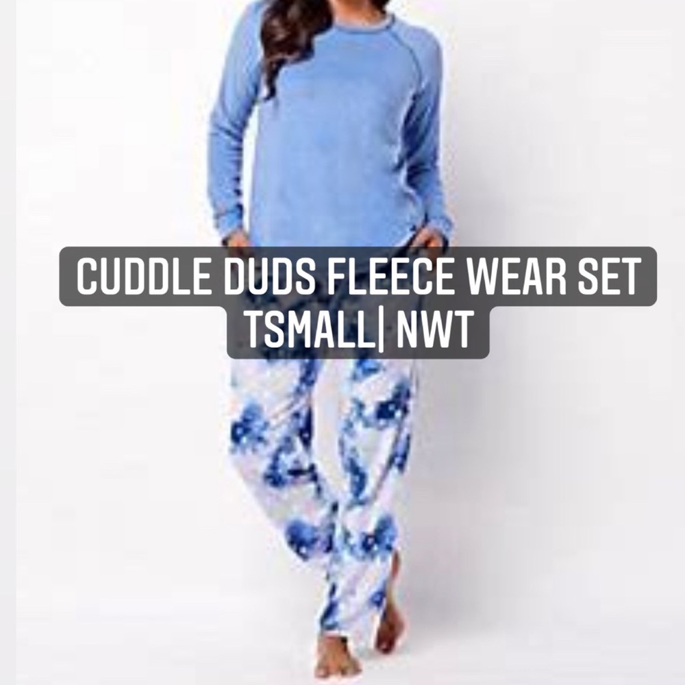Cuddl duds soft fleece wear set - TSMALL